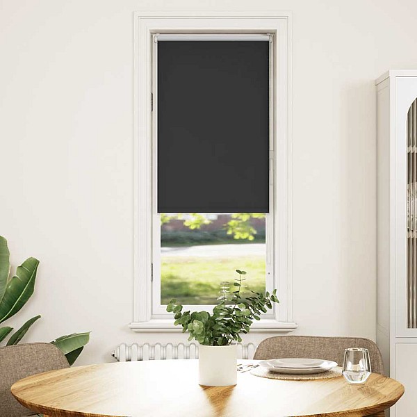 Rullo žalūzija Blackout Black 40x150 cm Auduma platums 35,7 cm