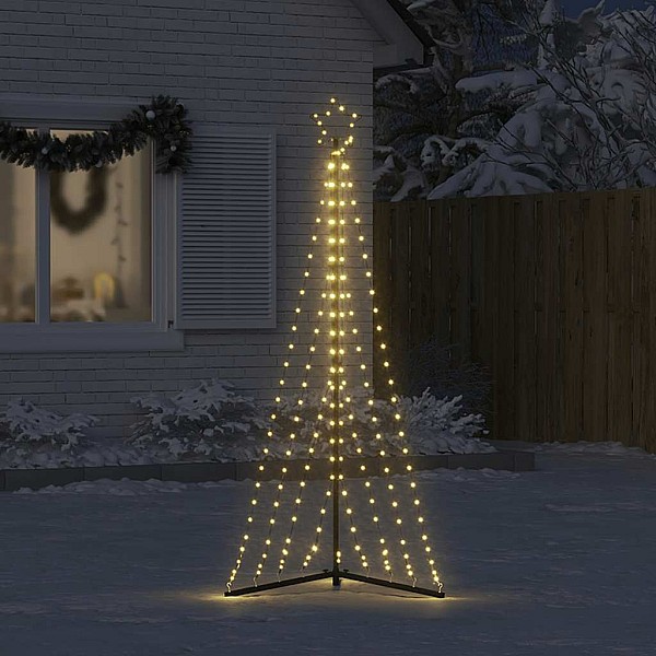 Ziemassvētku eglītes gaismiņas, 339 LED, silti baltas, 182 cm