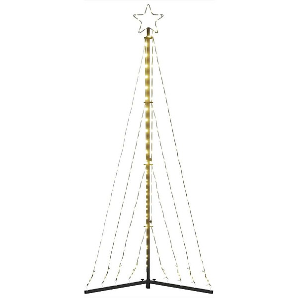 Ziemassvētku eglītes gaismiņas, 339 LED, silti baltas, 182 cm