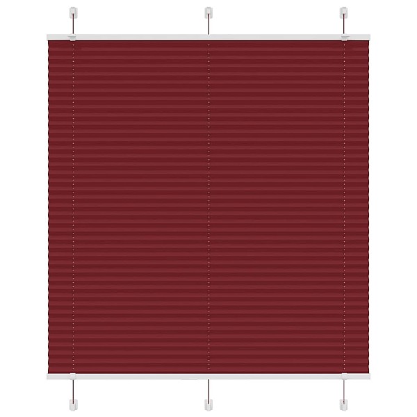 kroku žalūzija Bordo sarkana 120x100 cm auduma platums 119,4 cm