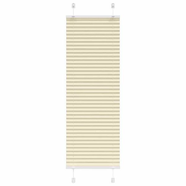 Pleated Blind Cream 50x100 cm Auduma platums 49,4 cm