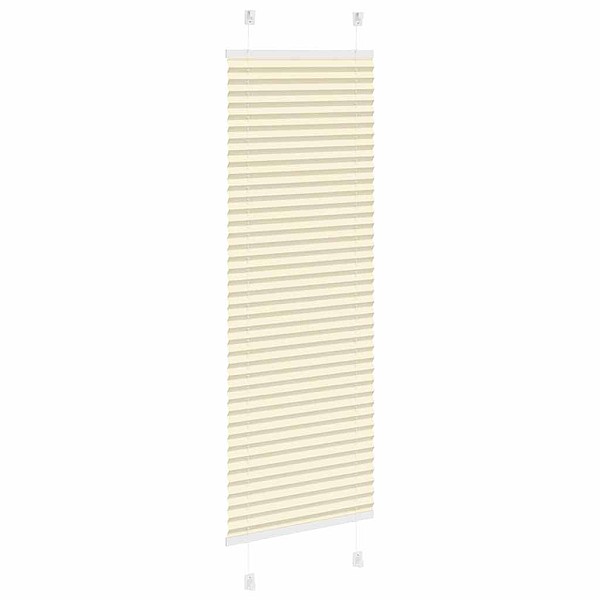 Pleated Blind Cream 50x100 cm Auduma platums 49,4 cm