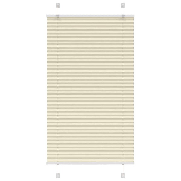 Pleated Blind Cream 70x100 cm Auduma platums 69,4 cm