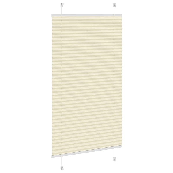 Pleated Blind Cream 70x100 cm Auduma platums 69,4 cm