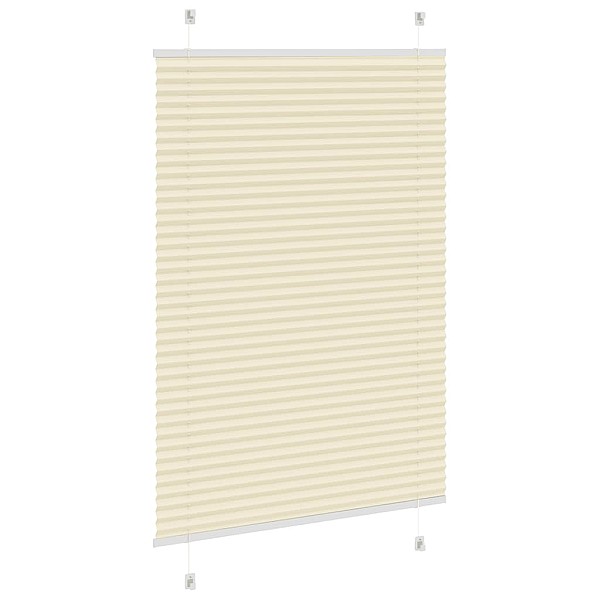 Pleated Blind Cream 85x100 cm Auduma platums 84,4 cm