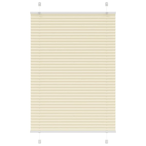 Pleated Blind Cream 85x100 cm Auduma platums 84,4 cm