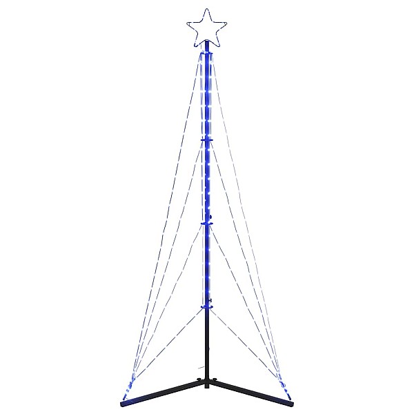 Ziemassvētku eglītes gaismiņas, 363 LED, zila, 180 cm