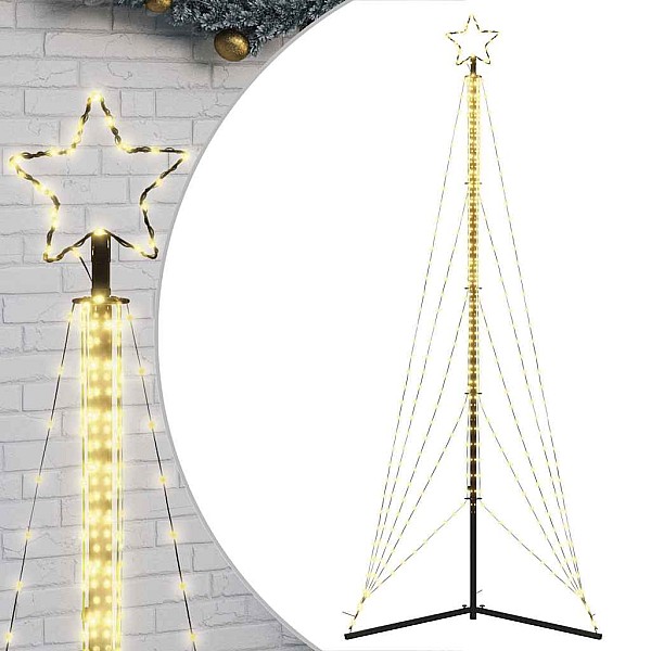 Ziemassvētku eglītes gaismiņas, 525 LED, silti baltas, 300 cm