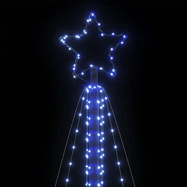 Ziemassvētku eglītes gaismiņas, 861 LED, zilas, 480 cm