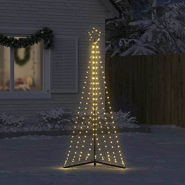 Ziemassvētku eglītes gaismiņas, 339 LED, silti baltas, 187 cm