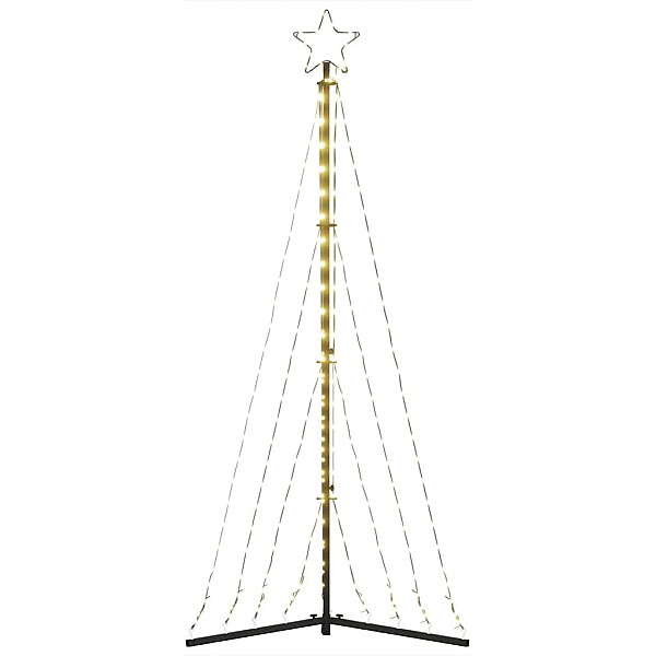 Ziemassvētku eglītes gaismiņas, 339 LED, silti baltas, 187 cm