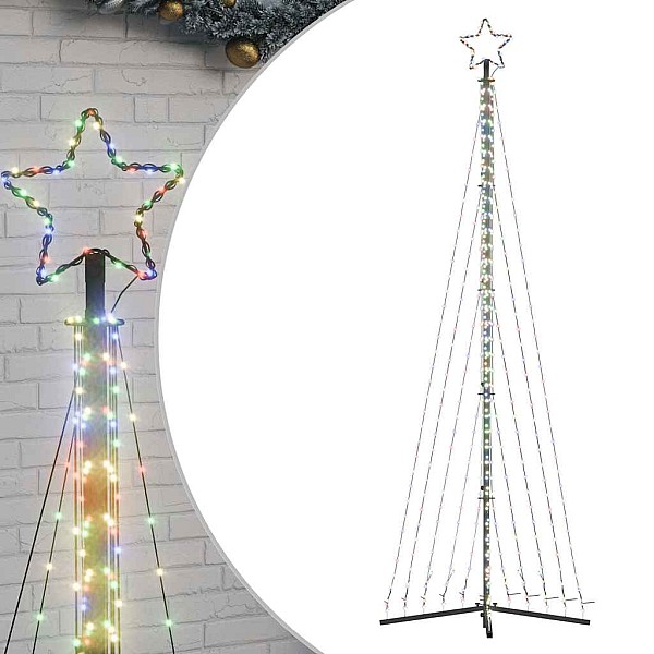 Ziemassvētku eglītes gaismiņas, 495 LED, krāsainas, 300 cm