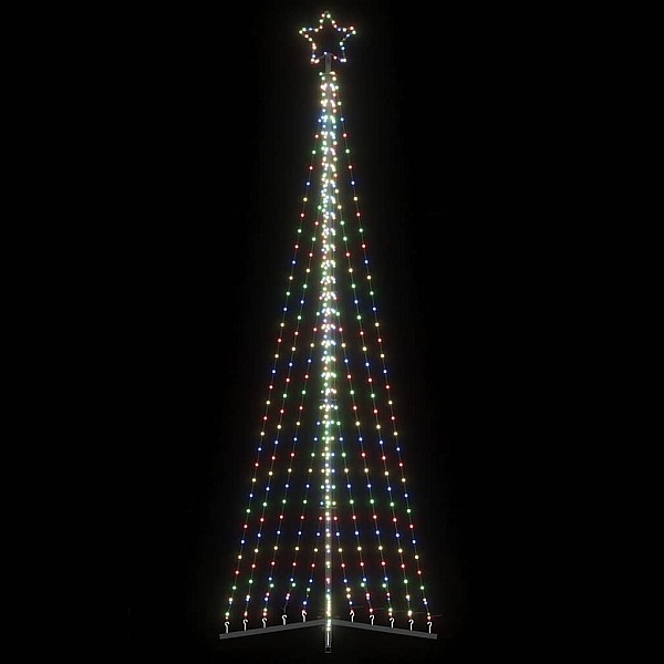 Ziemassvētku eglītes gaismiņas, 495 LED, krāsainas, 300 cm