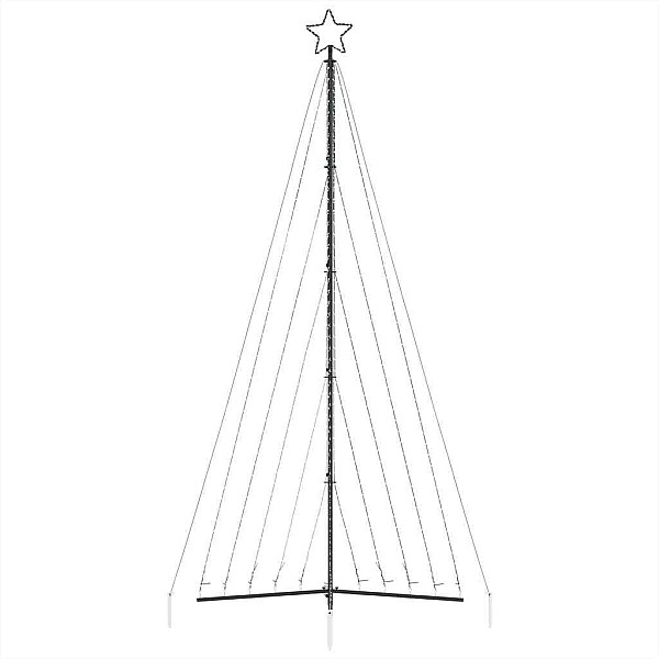 Ziemassvētku eglītes gaismiņas, 570 LED, zilas, 400 cm