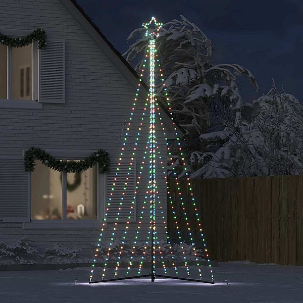 Ziemassvētku eglītes gaismiņas, 570 LED, krāsainas, 400 cm