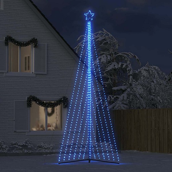 Ziemassvētku eglītes gaismiņas, 789 LED, zila, 480 cm