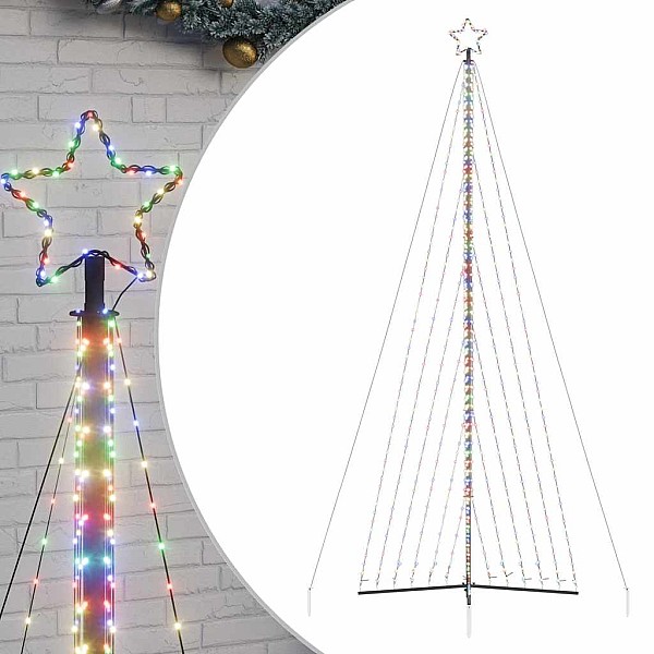 Ziemassvētku eglītes gaismiņas, 789 LED, krāsainas, 480 cm