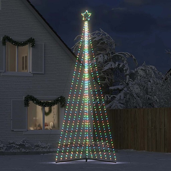 Ziemassvētku eglītes gaismiņas, 789 LED, krāsainas, 480 cm