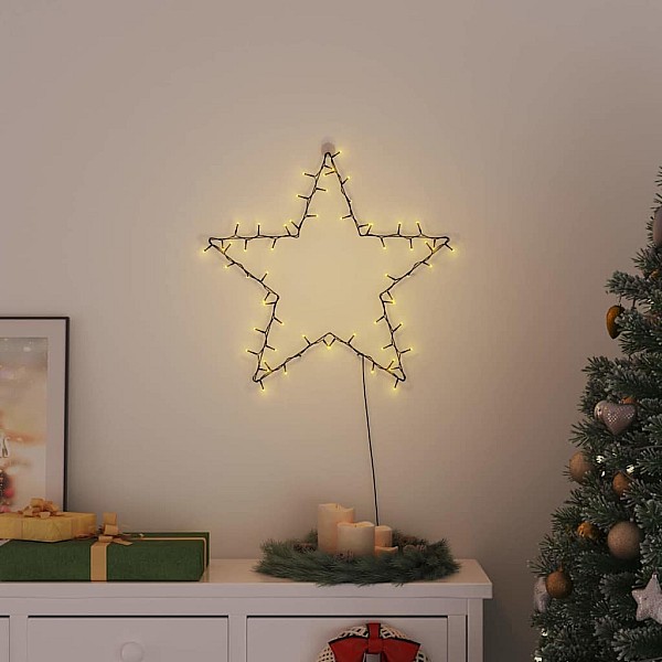 Ziemassvētku gaismas Star Silhouette 80 gaismas diodes