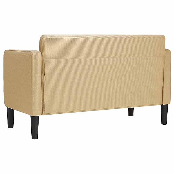 Loveseat dīvāns, gaiši zaļš pelēks, 109 cm, velveta audums