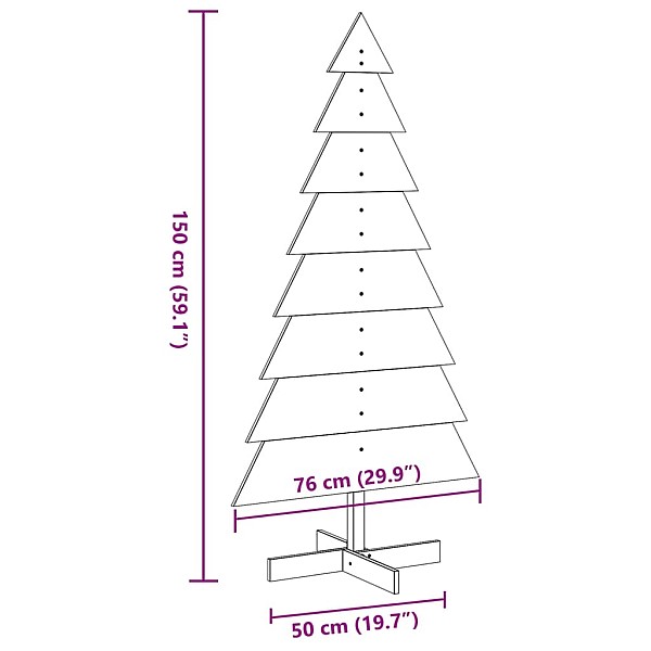 koka Ziemassvētku eglīte dekorēšanai, 150 cm, priedes masīvkoks