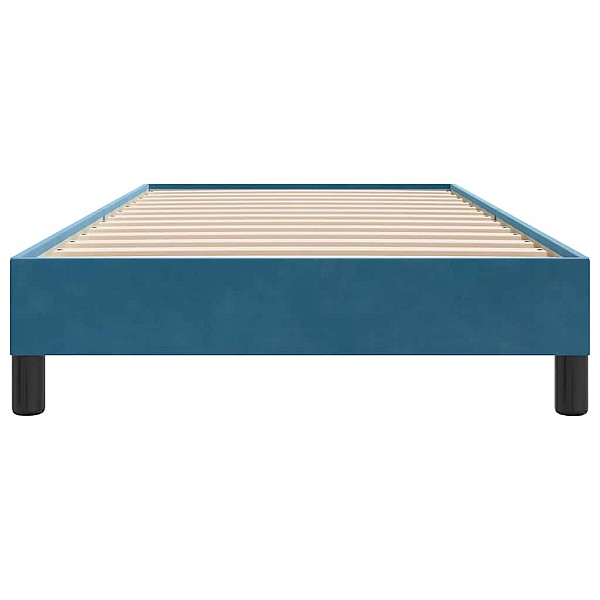 Box Spring Gulta bez matrača Tumši zila 80x210 cm samts