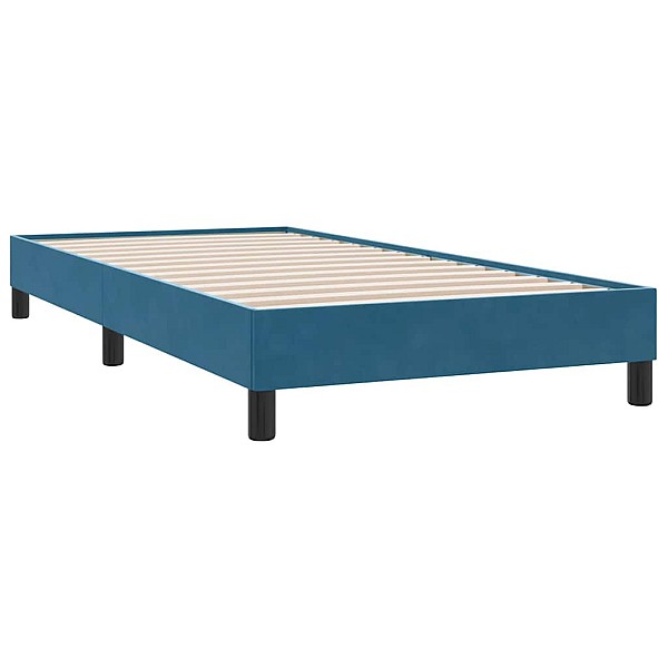 Box Spring Gulta bez matrača Tumši zila 80x210 cm samts