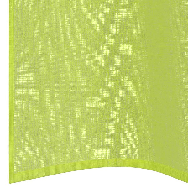 Voile aizkari ar starplikām 2 gab Apple Green 140x140 cm