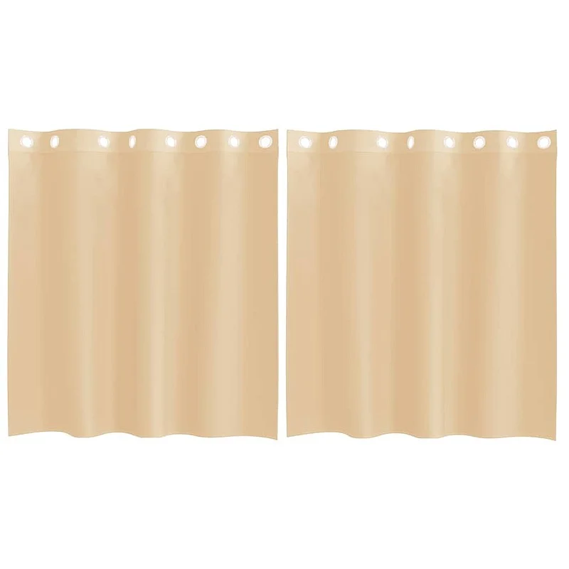 Voile užuolaidos su įvorėmis, 2vnt., smėlio spalvos Voile užuolaidos su įvorėmis, 2vnt., smėlio spalvos