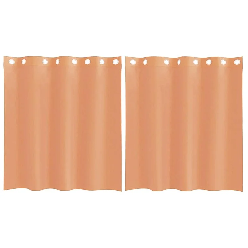 Voile užuolaidos su įvorėmis, 2vnt., terakota spalvos Voile užuolaidos su įvorėmis, 2vnt., terakota spalvos