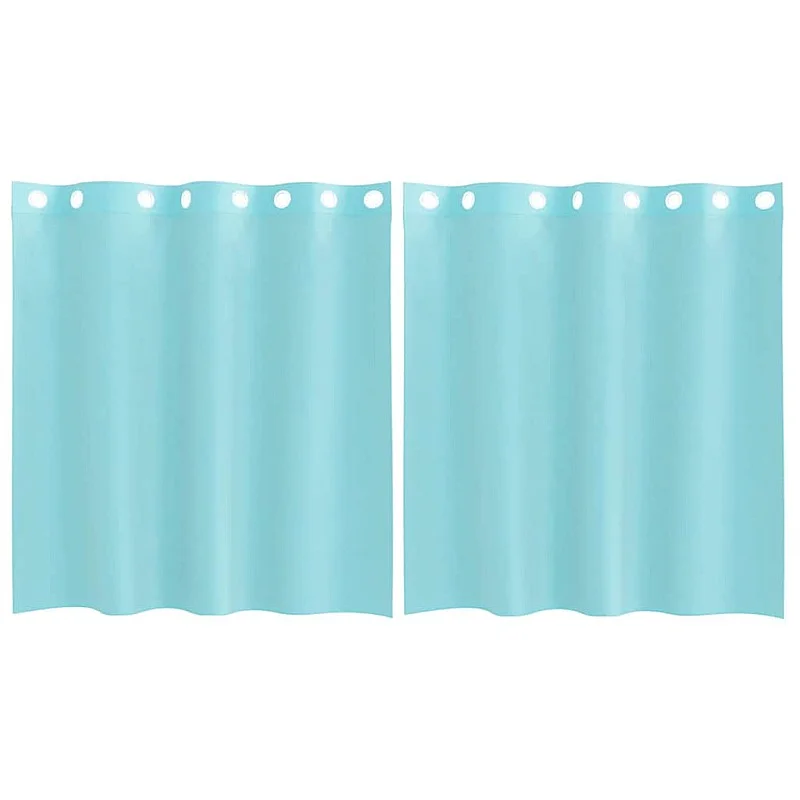 Voile užuolaidos su įvorėmis, 2vnt., turkio spalvos Voile užuolaidos su įvorėmis, 2vnt., turkio spalvos