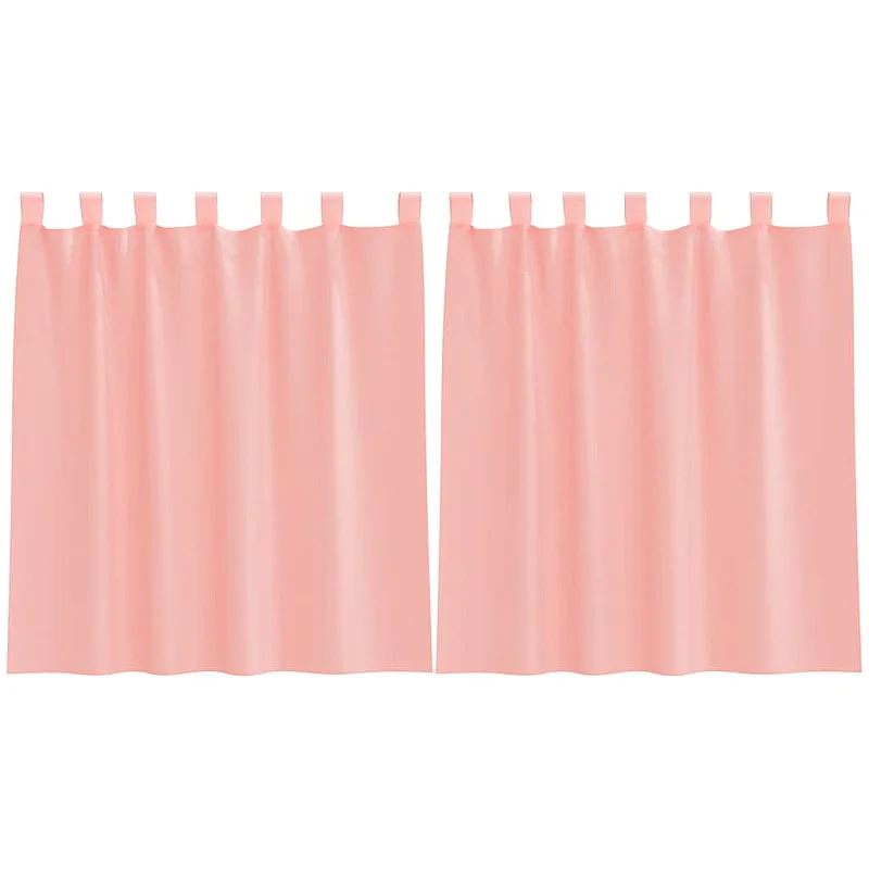 Voile užuolaidos su strypų kišenėmis, 2vnt., rožinės spalvos Voile užuolaidos su strypų kišenėmis, 2vnt., rožinės spalvos