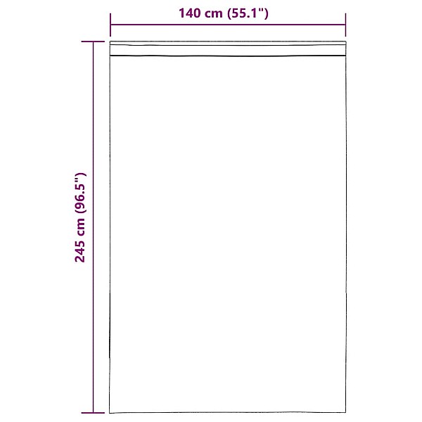 voile aizkari ar cilpām, 2 gab., tumši pelēki, 140x245 cm