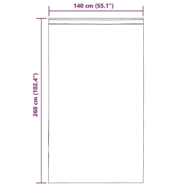 voile aizkari ar cilpām, 2 gab., tumši pelēki, 140x260 cm