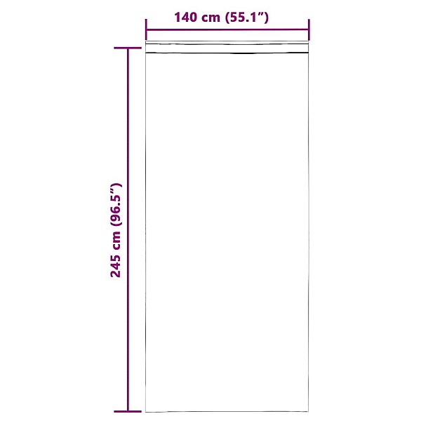 voile aizkari ar cilpām, 2 gab., oranži, 140x245 cm