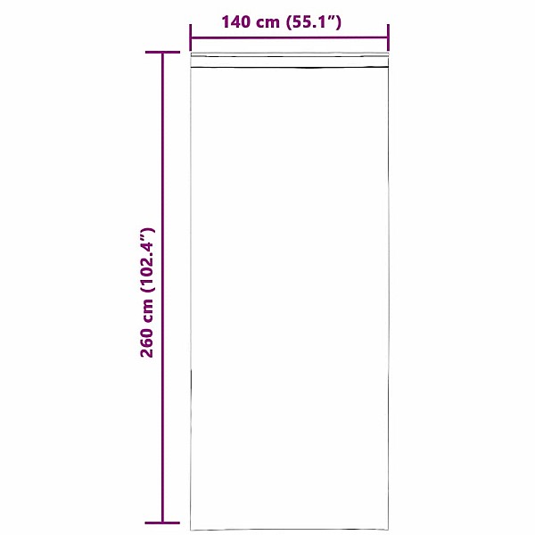 voile aizkari ar cilpām, 2 gab., oranži, 140x260 cm