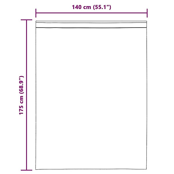 Voile aizkari ar cilpām 2 gab Smiltis 140x175 cm