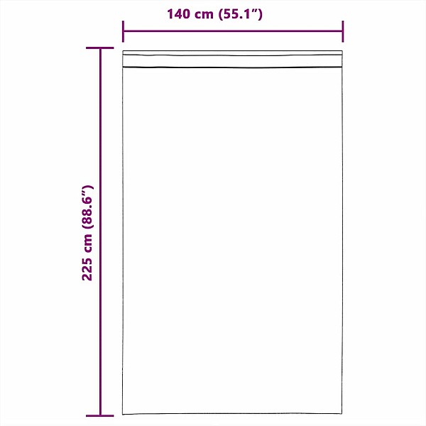 Voile aizkari ar cilpām 2 gab Smiltis 140x225 cm