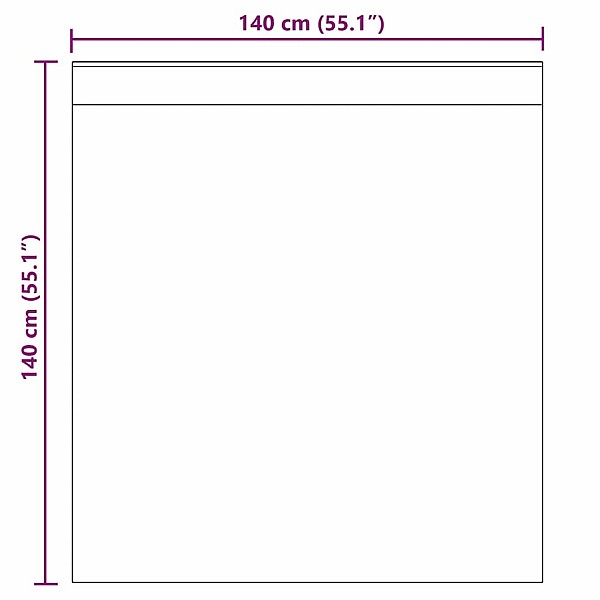 Voile aizkari ar cilpām 2 gab Terakota 140x140 cm