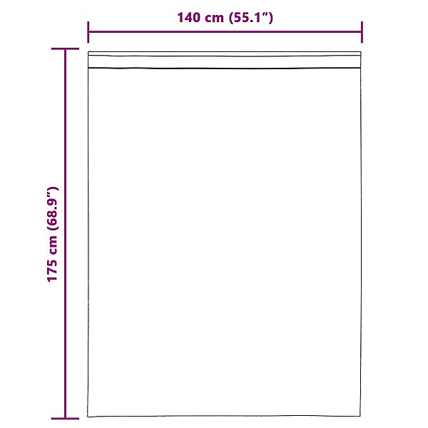 Voile aizkari ar cilpām 2 gab Terakota 140x175 cm