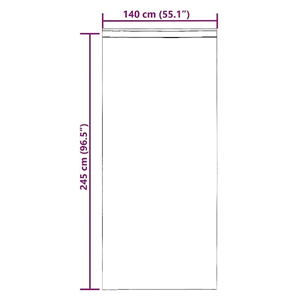 Voile aizkari ar cilpām 2 gab Terakota 140x245 cm