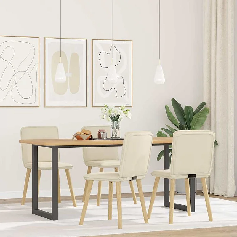 virtuves krēsli, 4 gab., lins