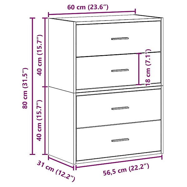 skapji 2 atvilktnēm 2gab Balts 60x31x40 cm Inženierzinātne koks