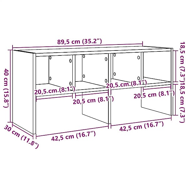 apavu skapis saliekamas veca koka 89,5x30x40 cm