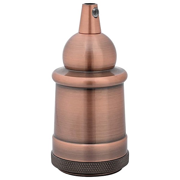 Lampu turētāji 2 gab Red Bronze E27