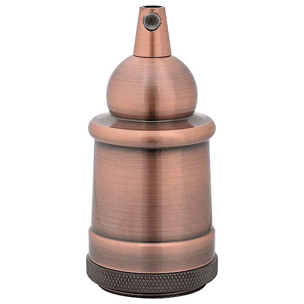 Lampu turētāji 2 gab Red Bronze E27