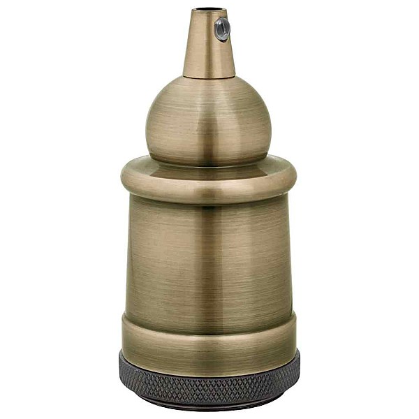 Lampu turētāji 2 gab Bronze E27