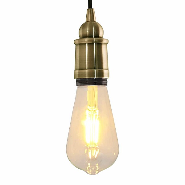 Lampu turētāji 2 gab Bronze E27