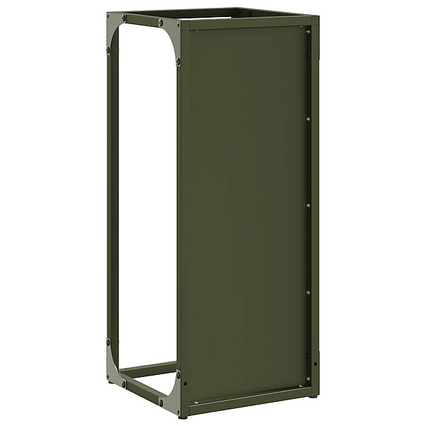 Malkas plaukts Olive Green 25x25x60 cm Auksti velmēts tērauds