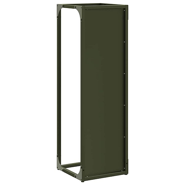 Malkas plaukts Olive Green 25x25x80 cm Auksti velmēts tērauds